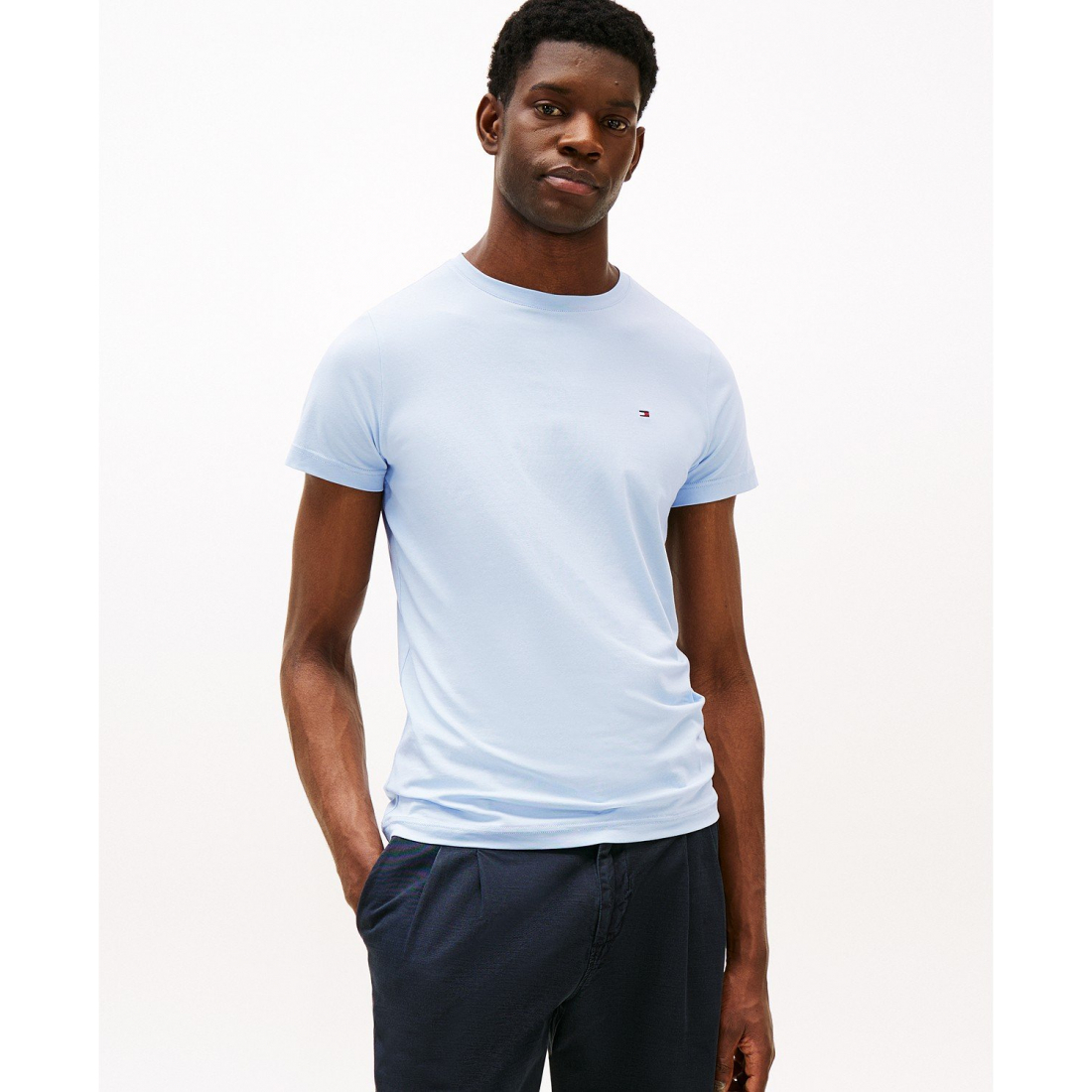 T-shirt 'Stretch Cotton Slim-Fit' pour Hommes