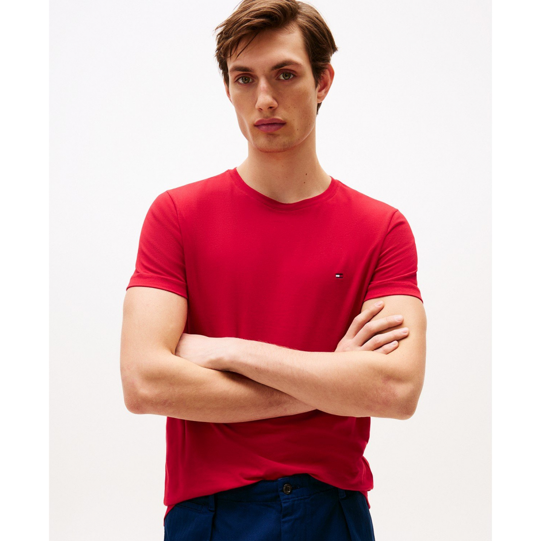 T-shirt 'Stretch Cotton Slim-Fit' pour Hommes