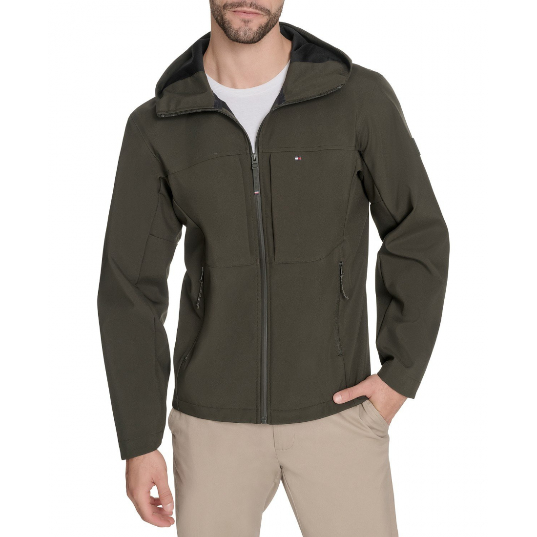 Sweatshirt à capuche  'Softshell Rain' pour Hommes