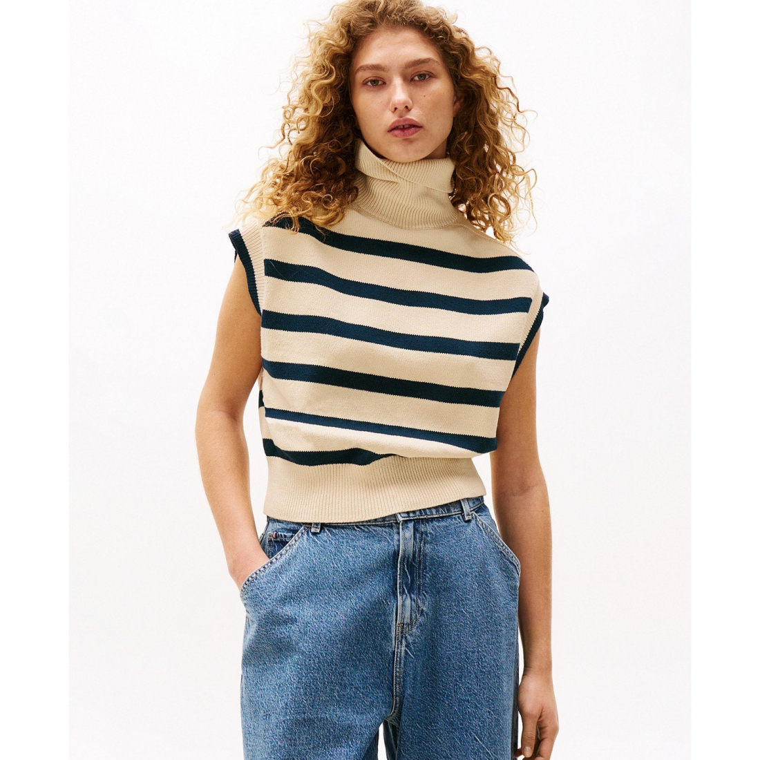 'x Sofia Richie Grainge Breton Striped Sleeveless Sweatshirt' pour Femmes