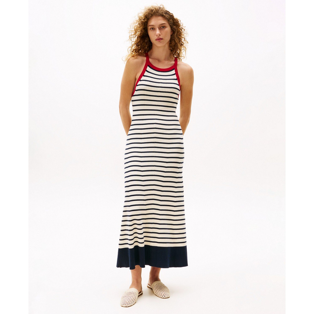 Women's 'x Sofia Richie Grainge Striped Knit Maxi Dress'