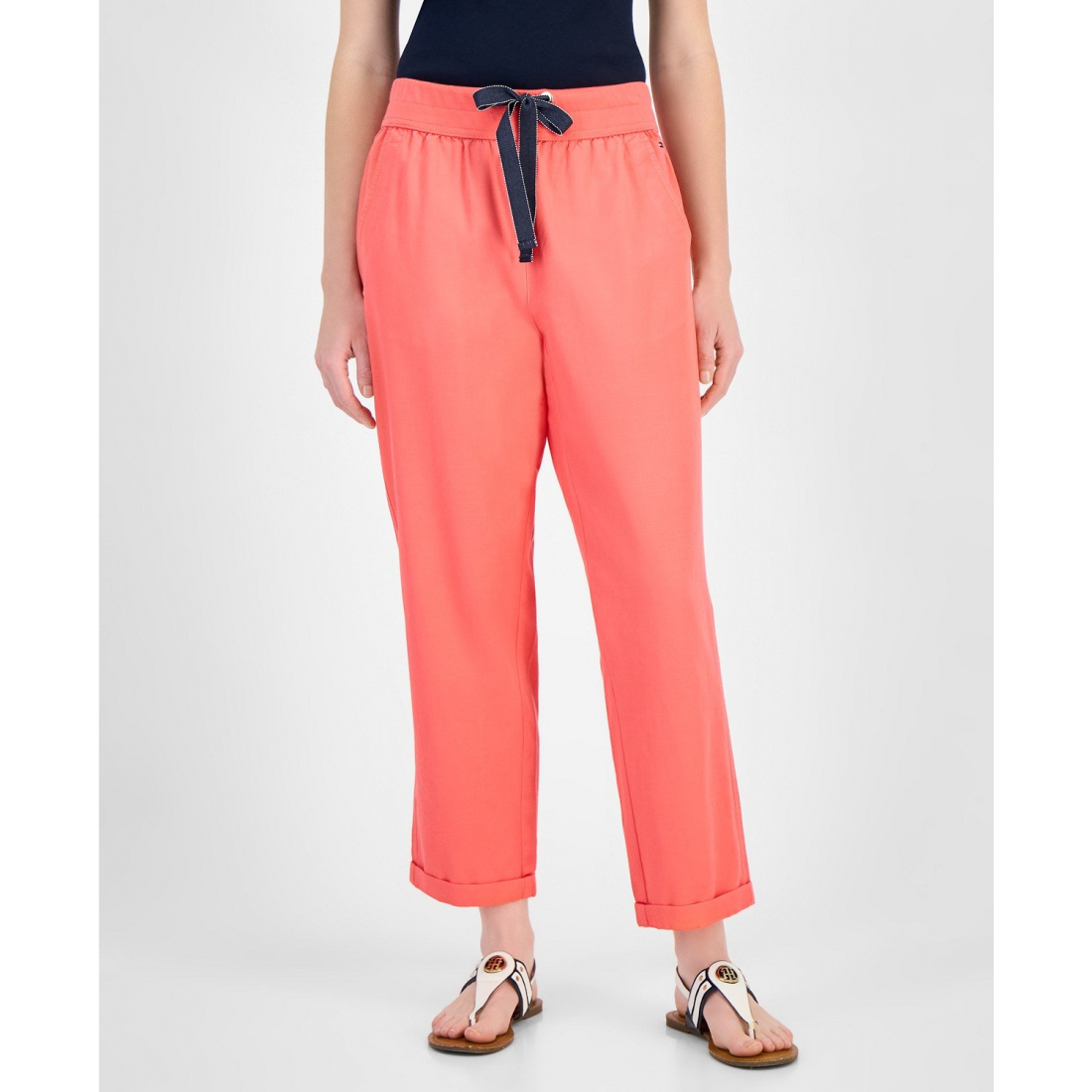Women's 'Cropped Pull-On Utility Pants'