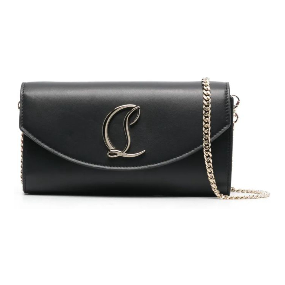 Sac à bandoulière 'Logo-Plaque Leather' pour Femmes