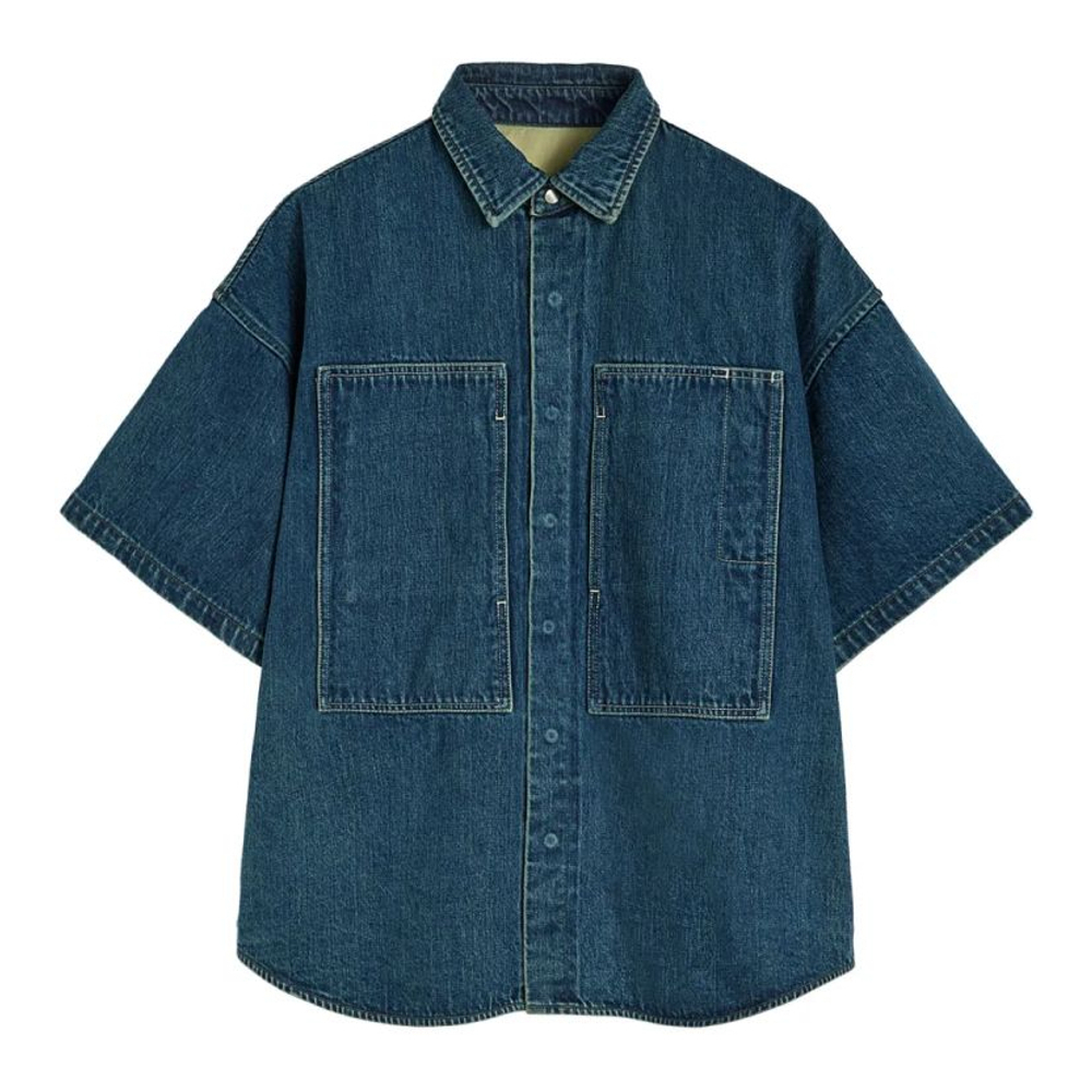 Chemise en Jean 'Concealed Button Fastening' pour Femmes