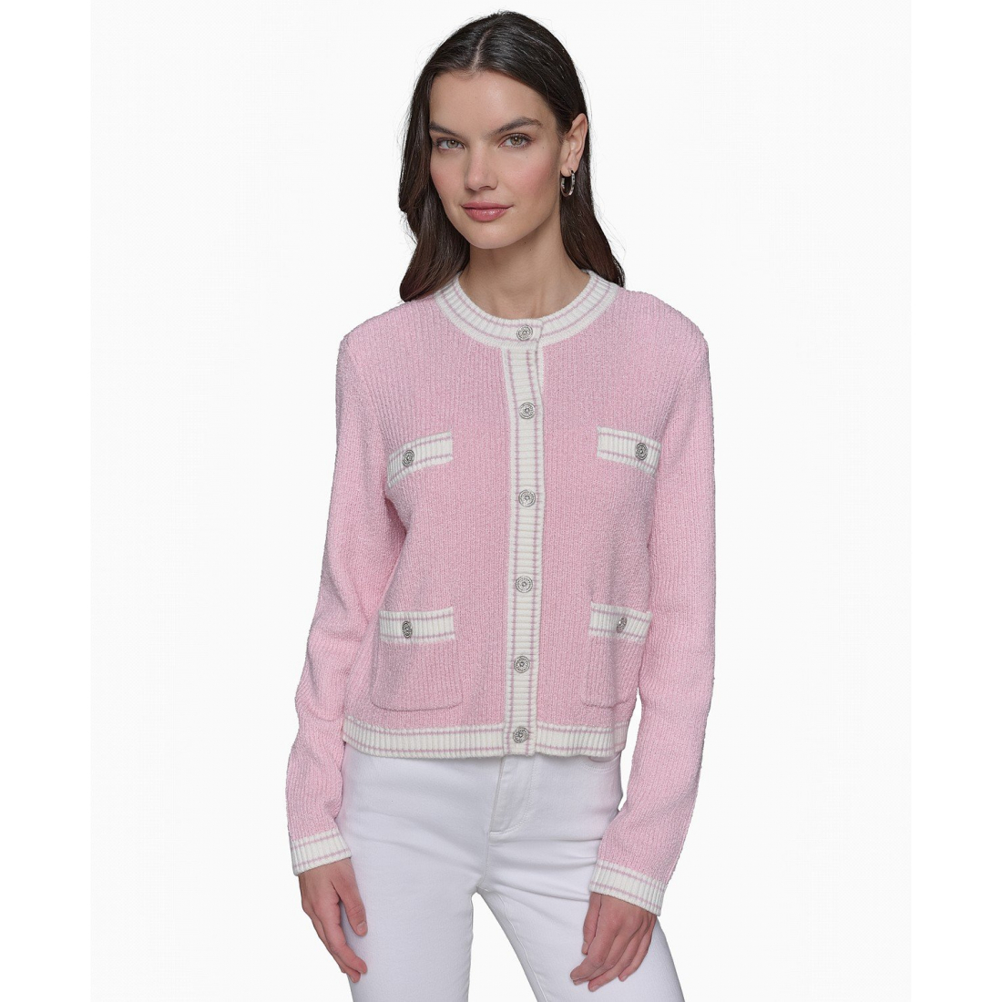 Women's 'Marled Four-Pocket Cardigan'