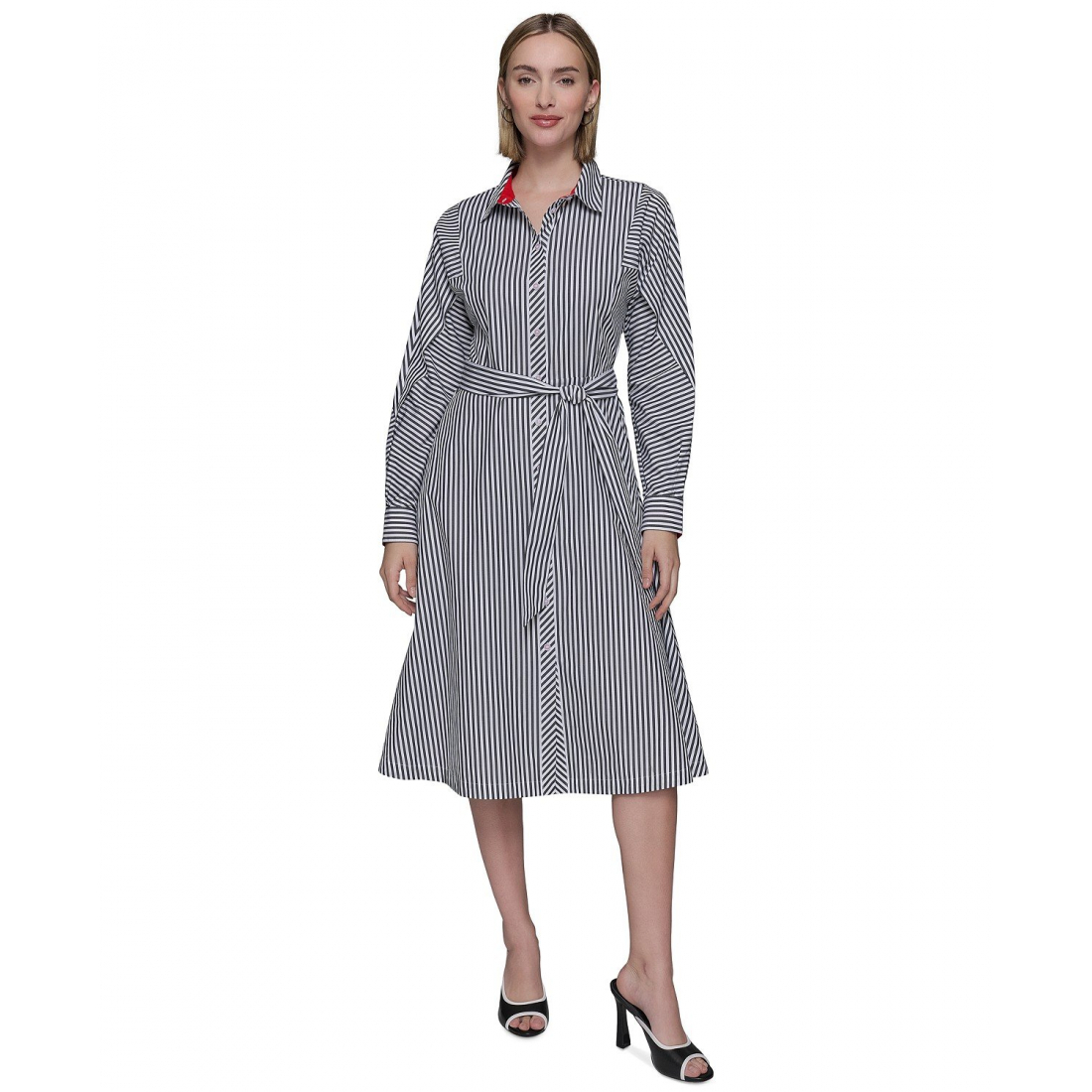 Robe chemise 'Poplin Striped' pour Femmes