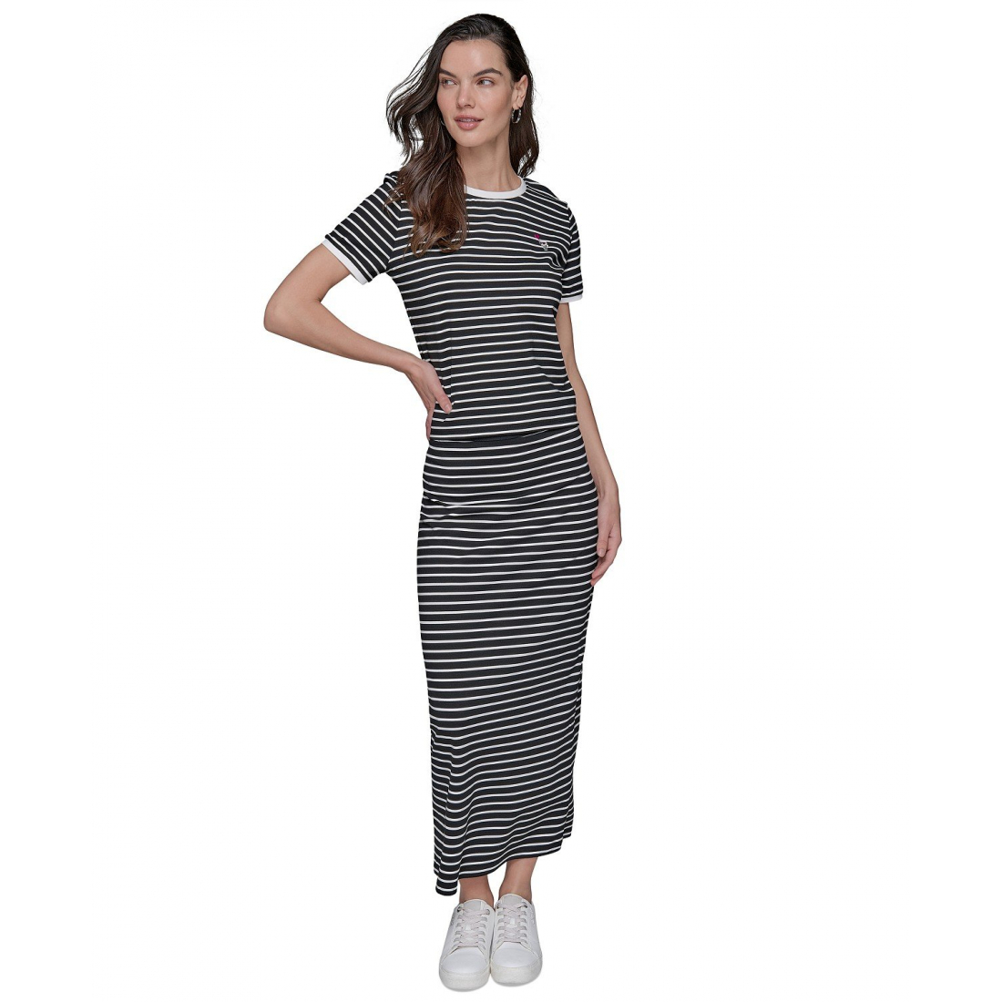 'Striped T-Shirt' pour Femmes