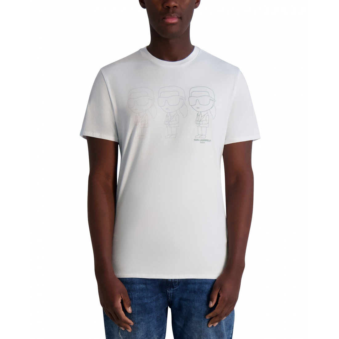 T-shirt 'Karl Trio Graphic' pour Hommes