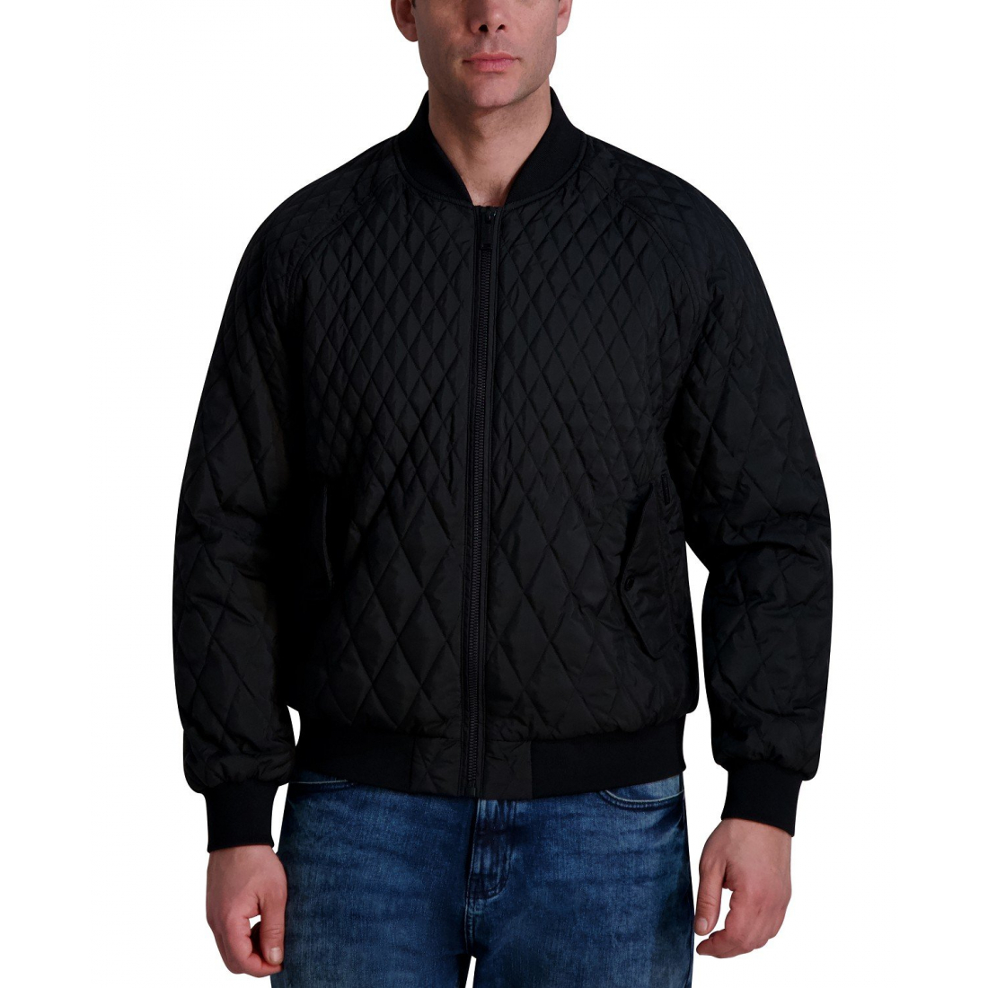 Blouson bomber 'Quilted Water-Resistant' pour Hommes