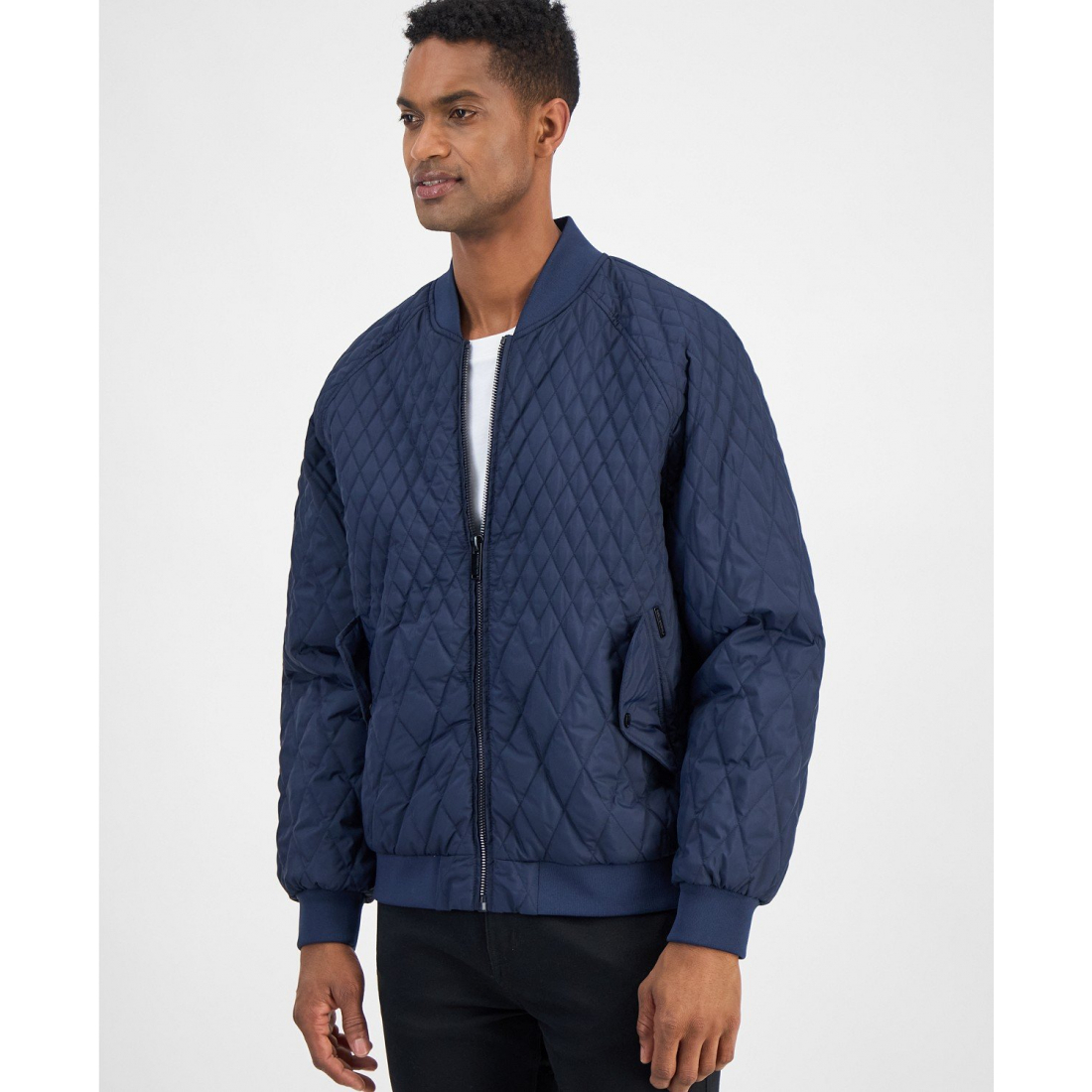 Blouson bomber 'Quilted Water-Resistant' pour Hommes