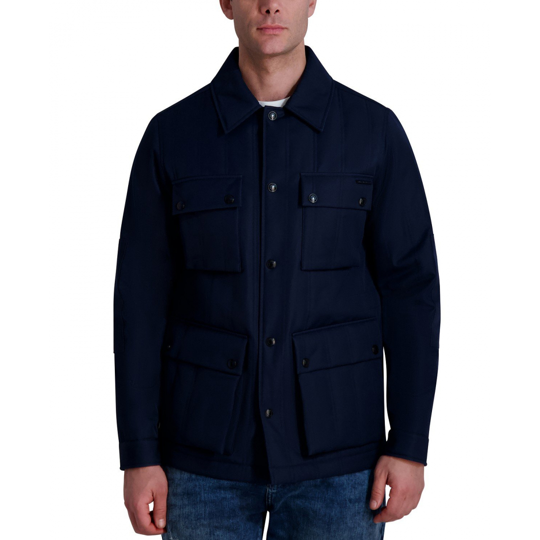 Veste 'Channel Quilted Button-Front Field' pour Hommes