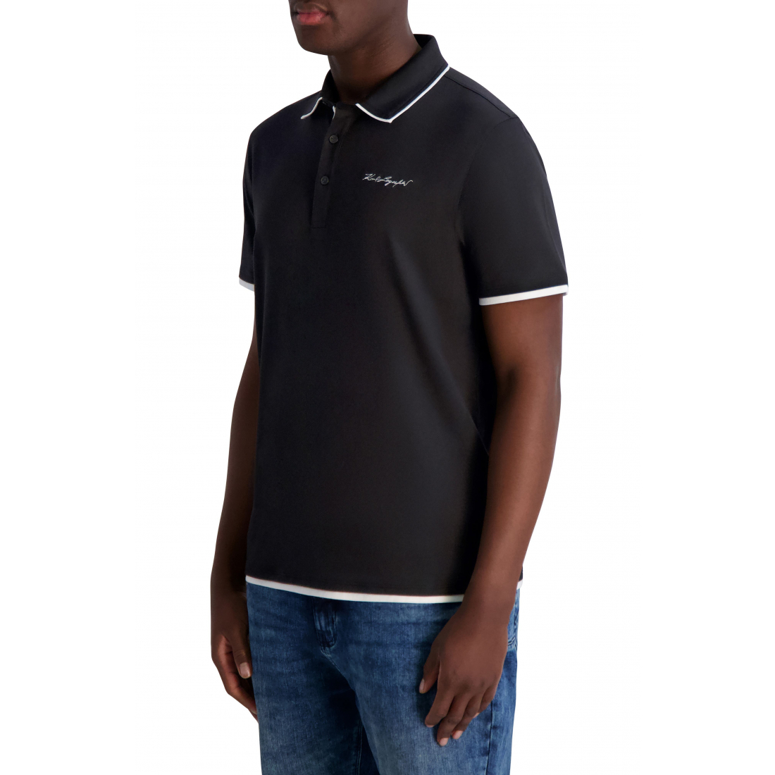 Polo 'Contrast Tipped' pour Hommes