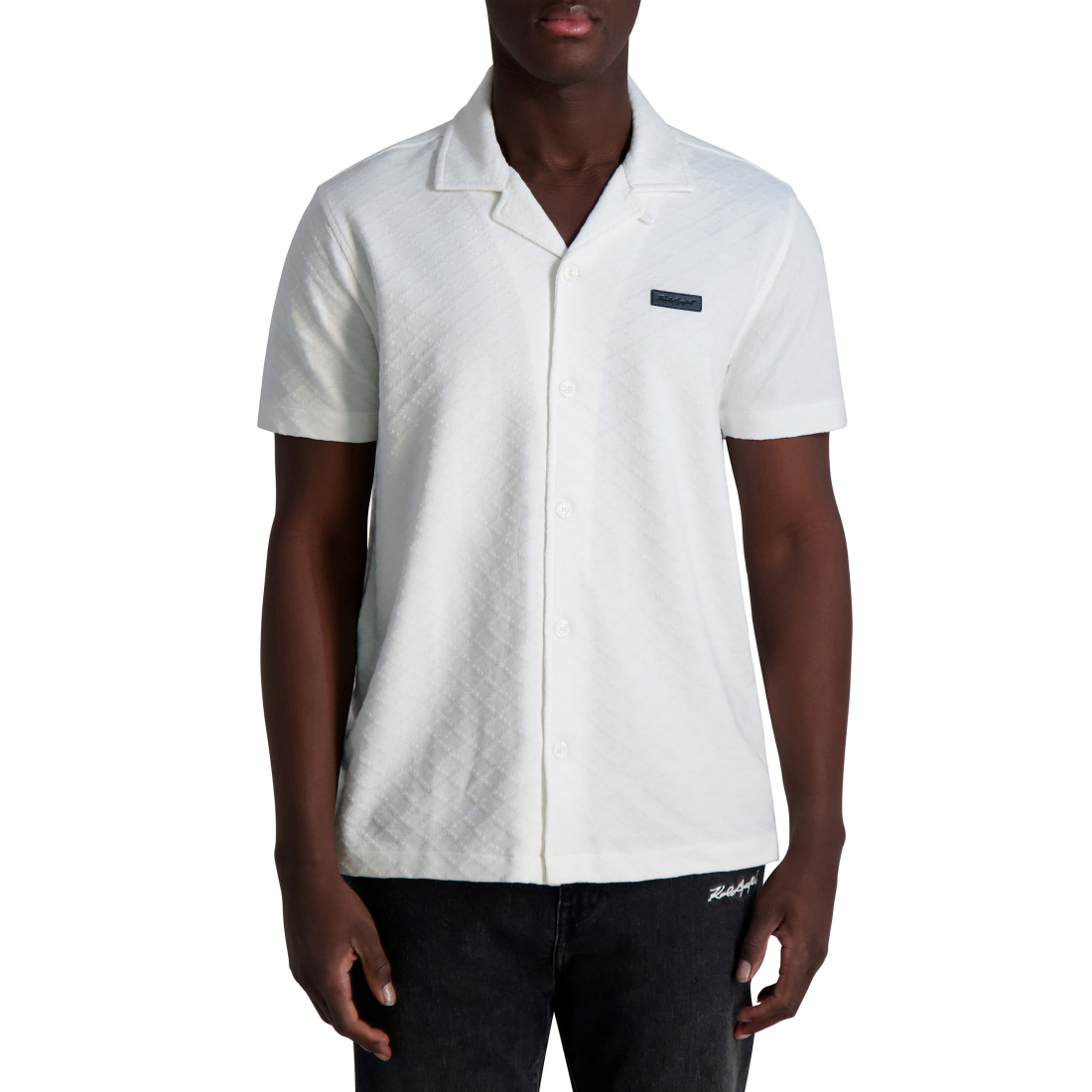 'Diamond Knit Camp Shirt' pour Hommes