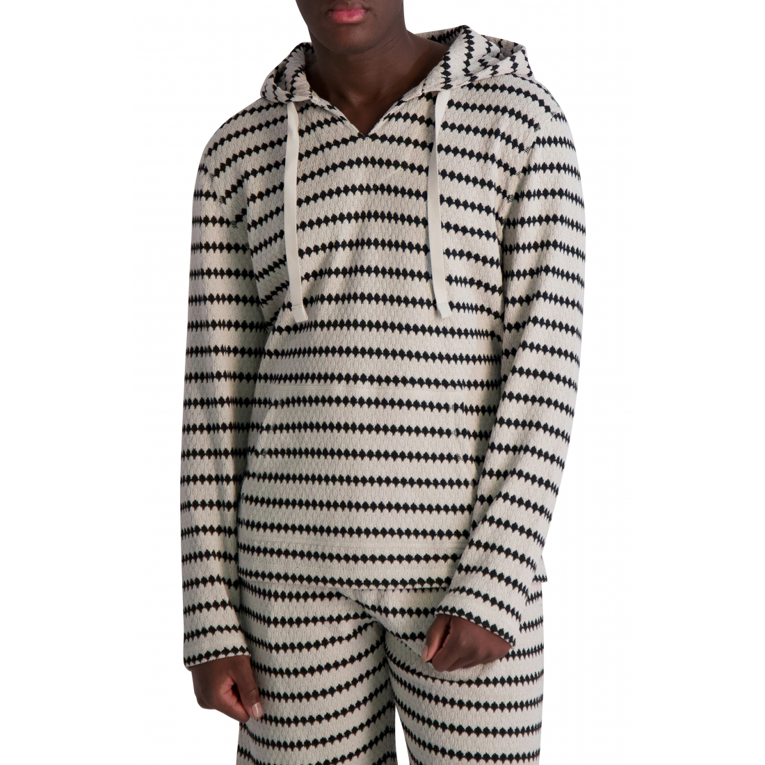 Pull 'Jacquard Stripe Hooded' pour Hommes