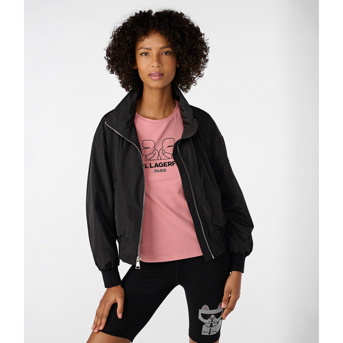 'Logo Collar Bomber' pour Femmes