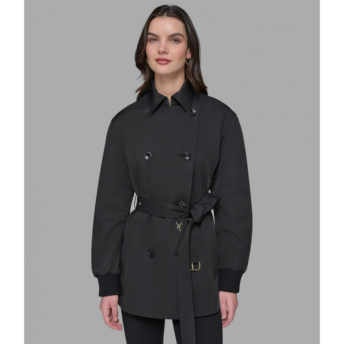 'Short Belted Trench' pour Femmes