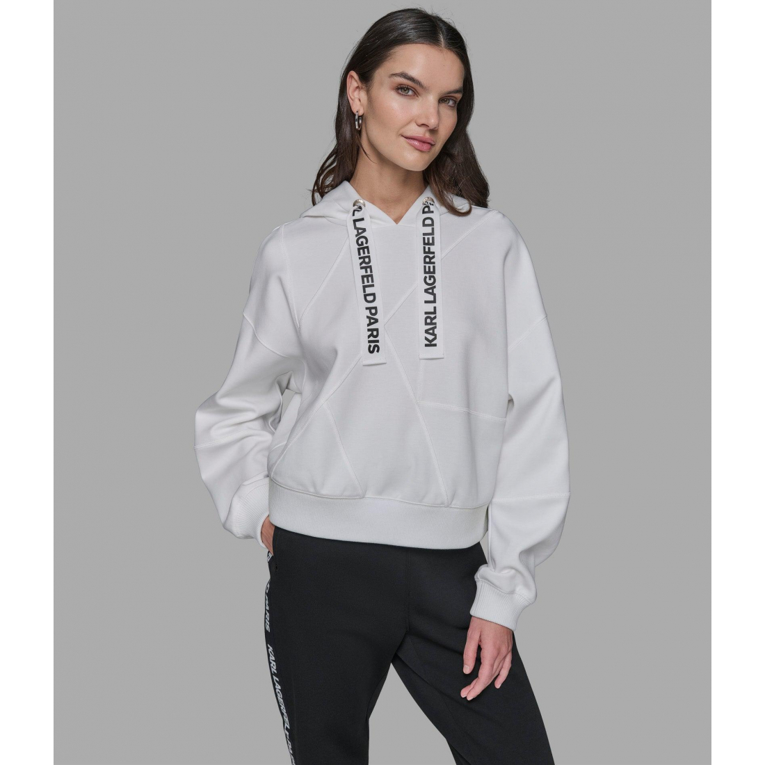 'Scuba Hoodie With Logo Pull' pour Femmes