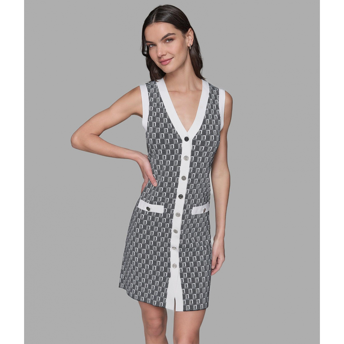'Capsule Sleeveless Sweater Dress' pour Femmes