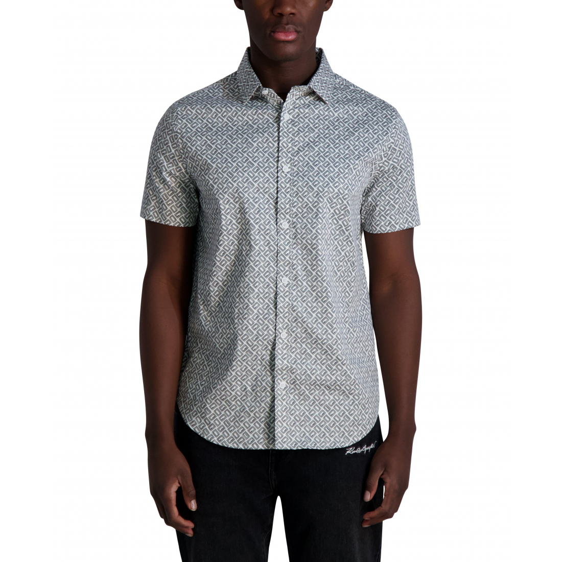 Chemise 'Double L Print Camp' pour Hommes
