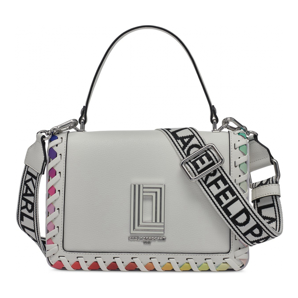 Sac à bandoulière 'Simone Flap with Rainbow Stitching' pour Femmes