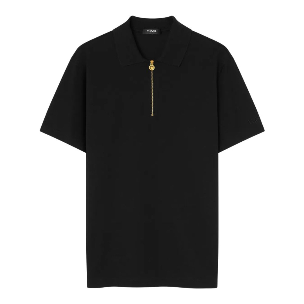 'Medusa Zip-Up' Polohemd für Herren