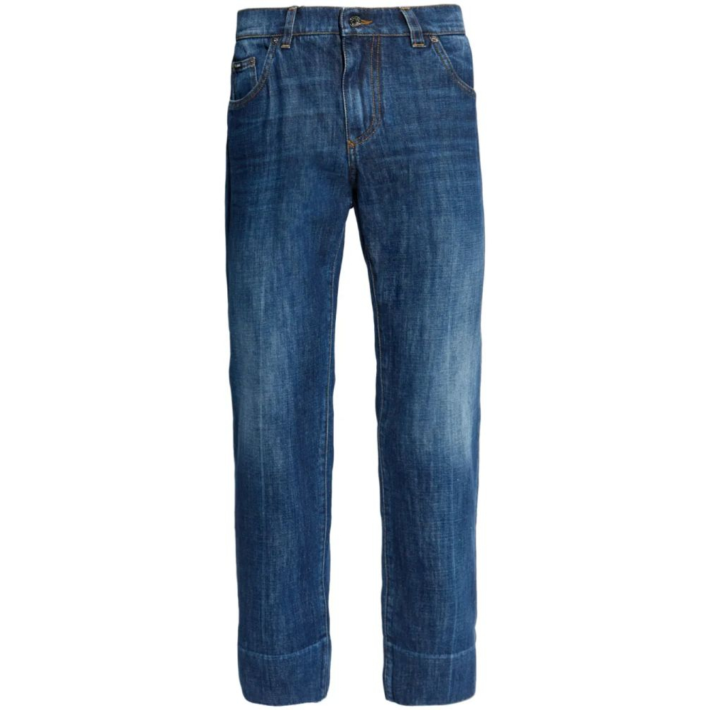 Jeans 'Logo-Plaque' pour Hommes