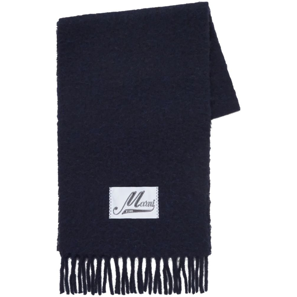 Écharpe en laine 'Logo-Appliqué' pour Femmes