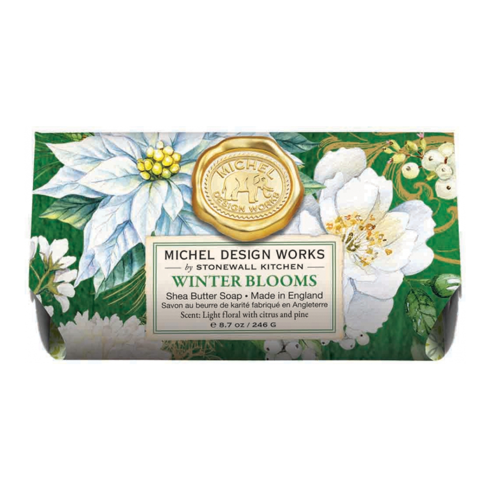 'Winter Blooms Large' Soap Bar - 246 g
