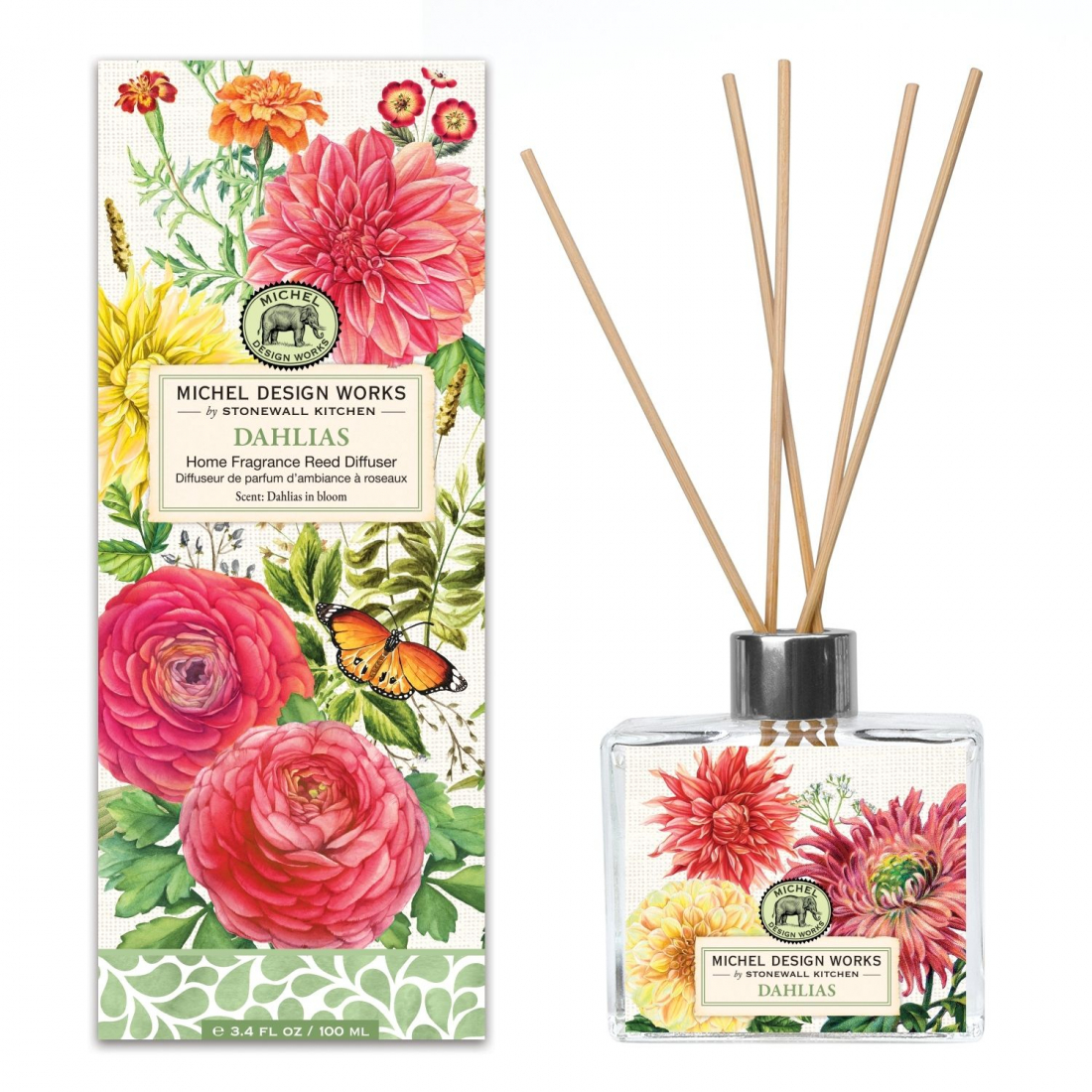 'Dahlias' Reed Diffuser - 100 ml