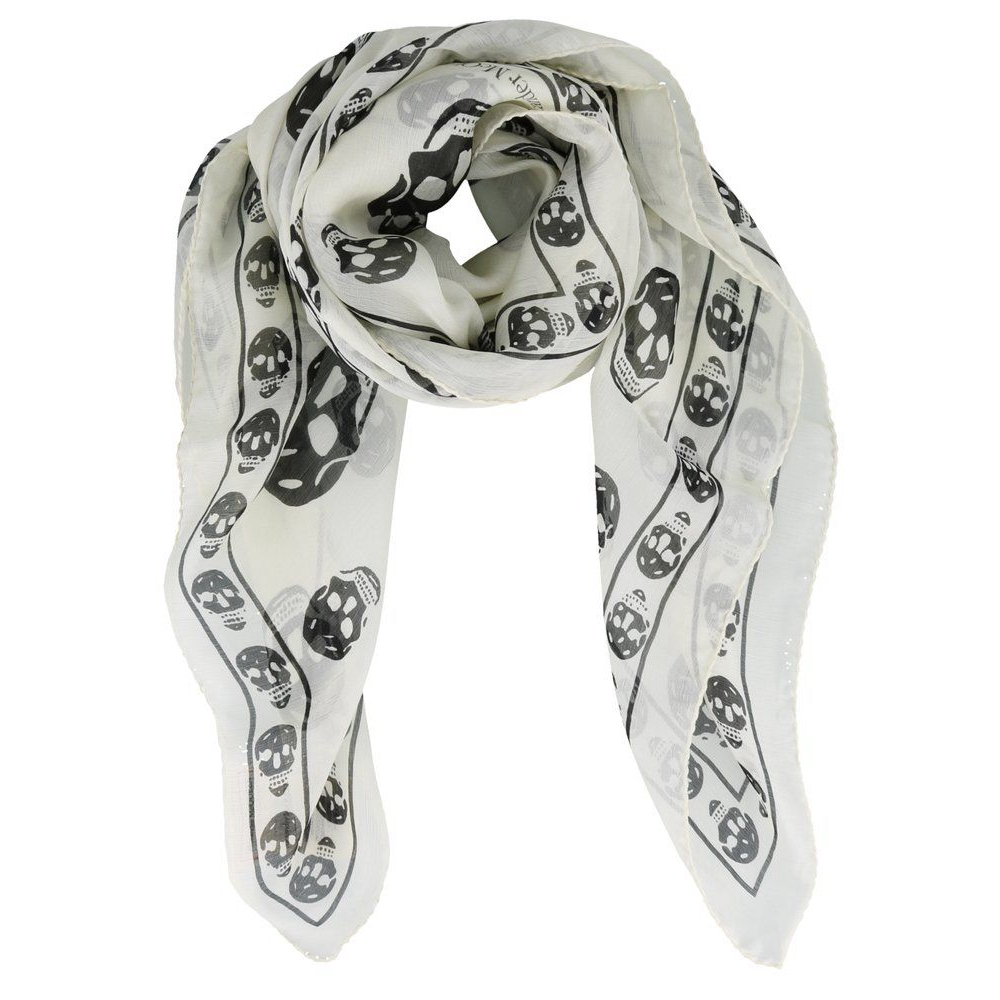 Foulard en soie 'Skull' pour Femmes