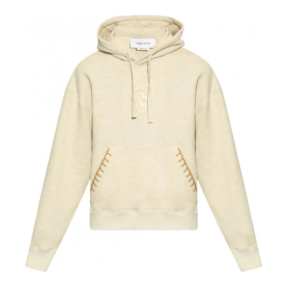 Sweatshirt à capuche  'Skull-Embroidered' pour Hommes