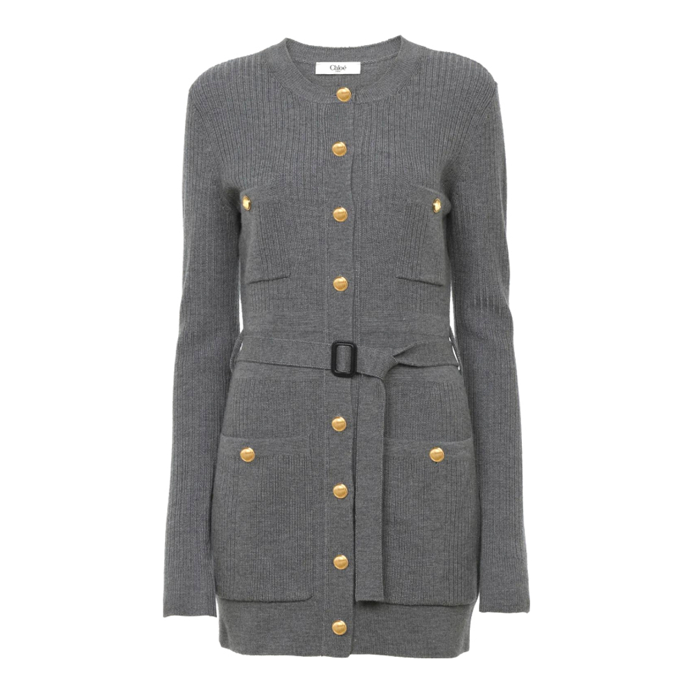 Cardigan 'Long Fitted' pour Femmes