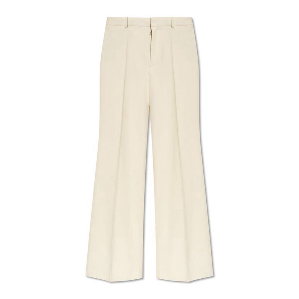 Pantalon 'Front Pleat Wide-Leg' pour Femmes