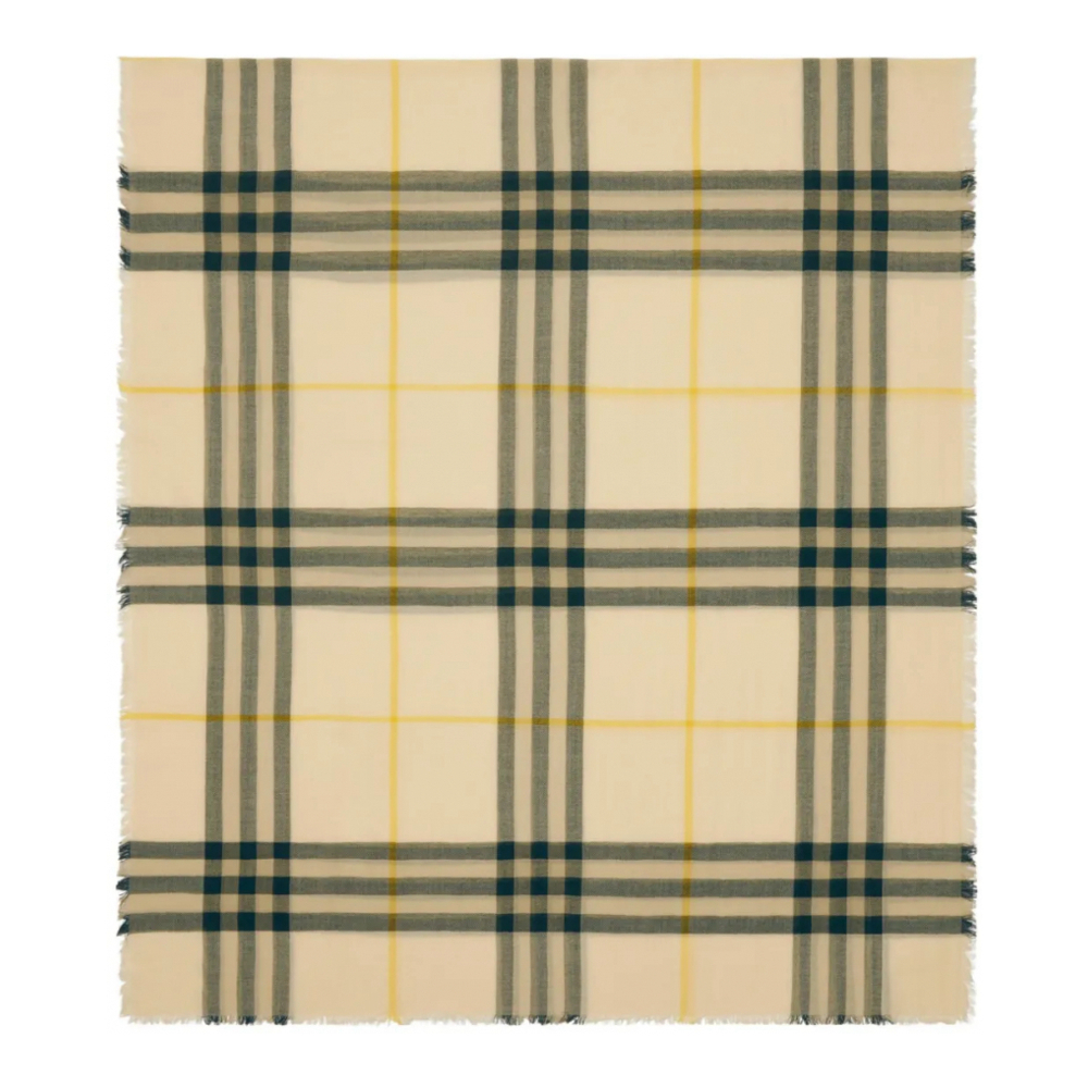 Écharpe en laine 'Checked'