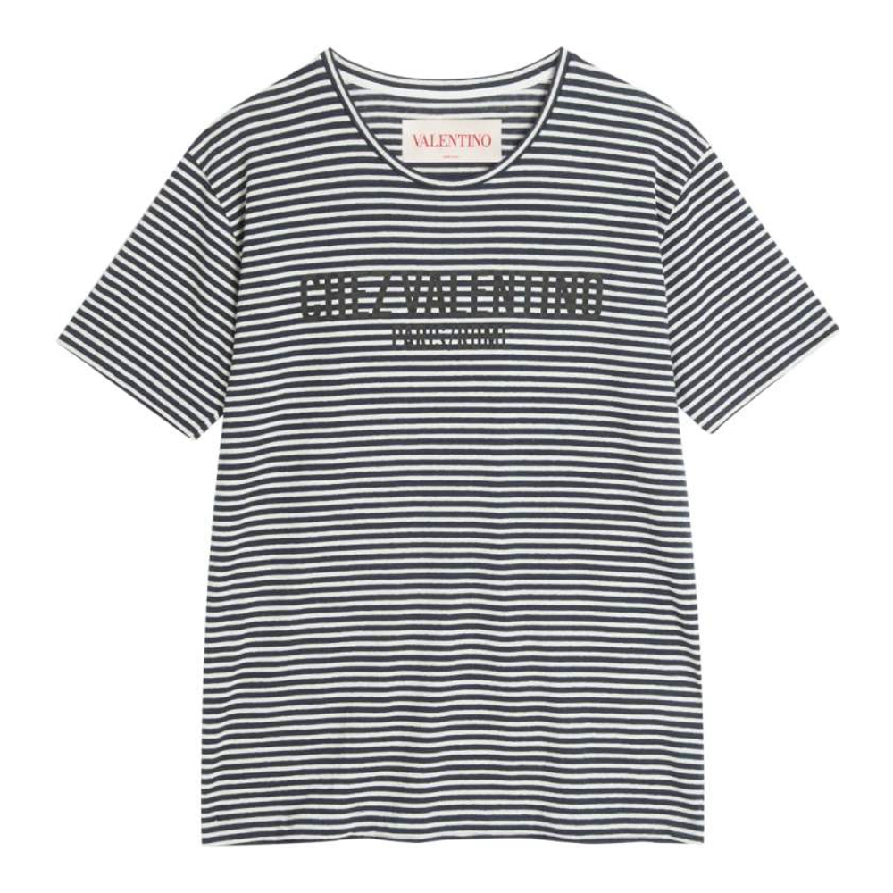 T-shirt 'Chez-Print Striped' pour Hommes