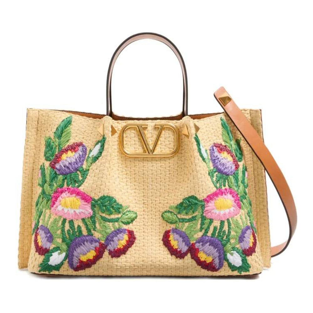 Sac Cabas 'Medium Floral-Embroidered' pour Femmes