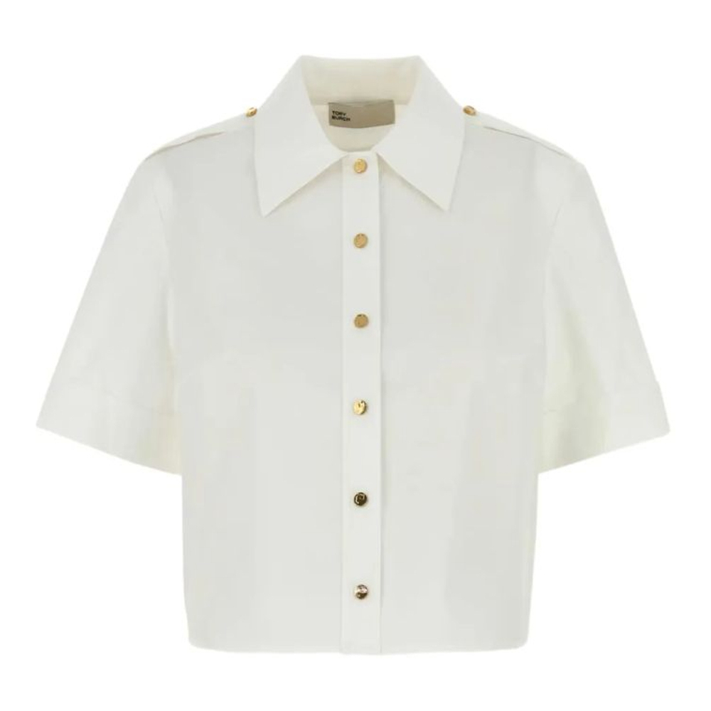Chemise à manches courtes 'Poplin' pour Femmes