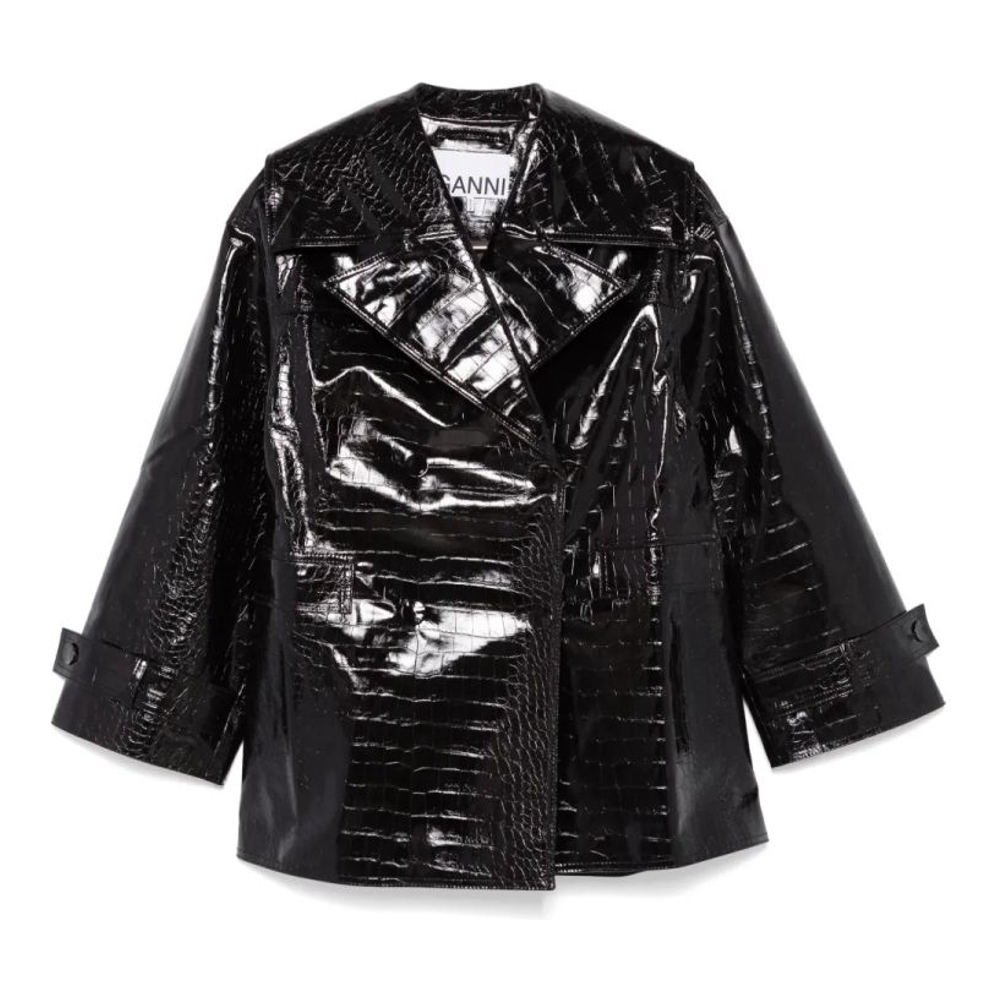 Veste 'Croc-Embossed' pour Femmes