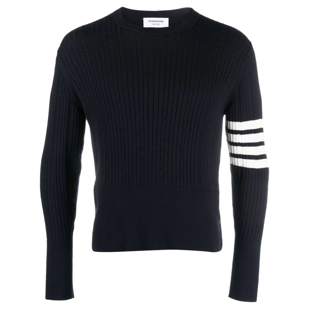 Pull '4-Bar Cable-Knit Ribbed' pour Hommes