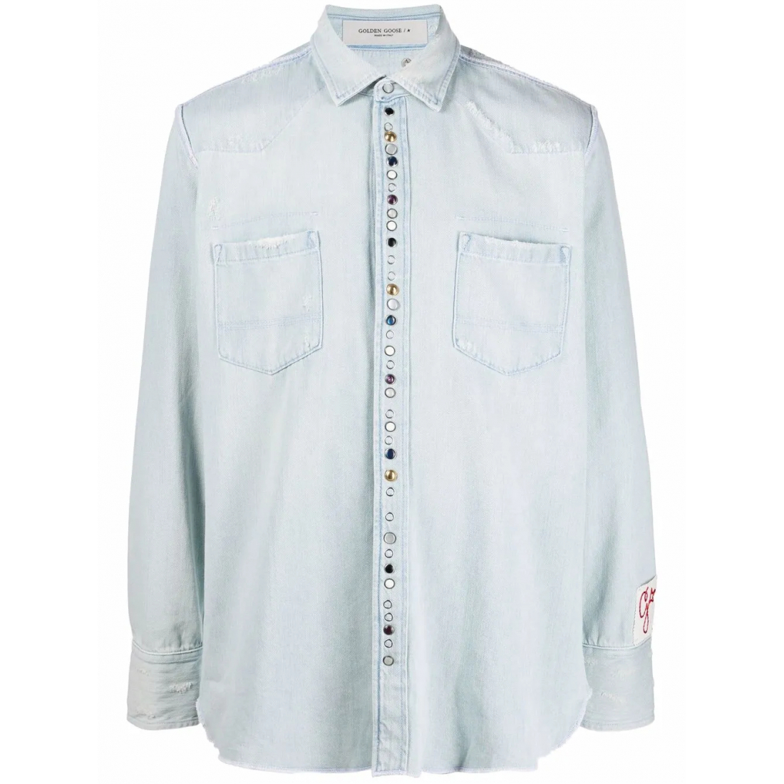 Chemise en Jean 'Golden Collection Bleached' pour Hommes