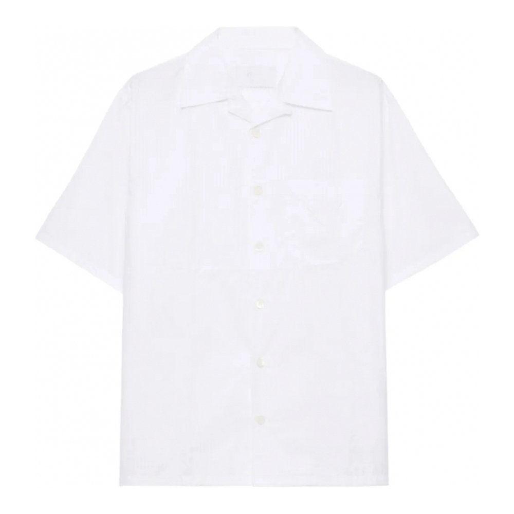 Chemise à manches courtes 'Logo-Patch Bowling' pour Hommes