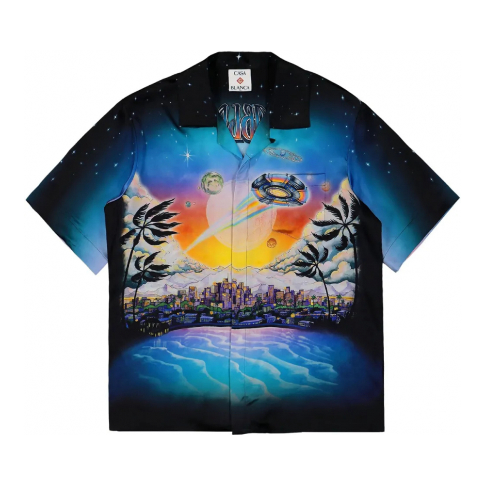 Chemise à manches courtes 'Graphic-Print' pour Hommes