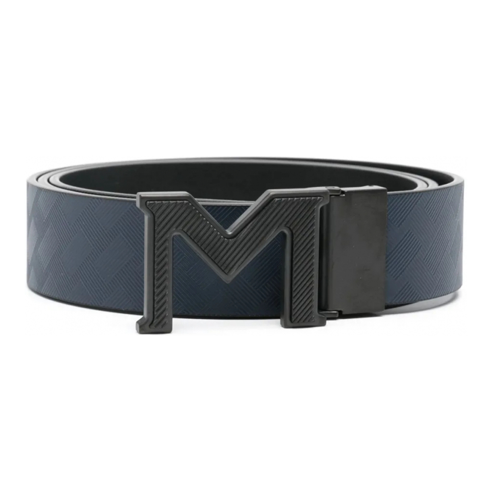 Ceinture Réglable 'Logo-Buckle' pour Hommes