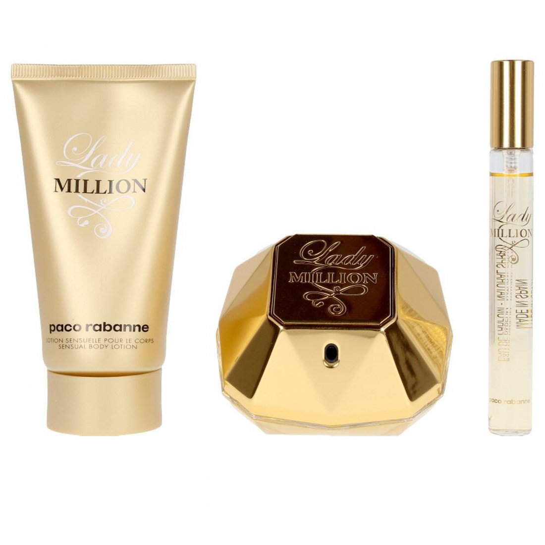 'Lady Million' Perfume Set - 3 Pieces