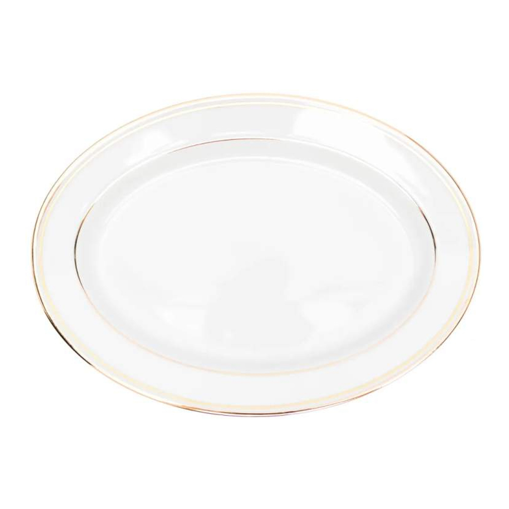 Assiette 'Wilshire Oval' - 40 x 29 cm
