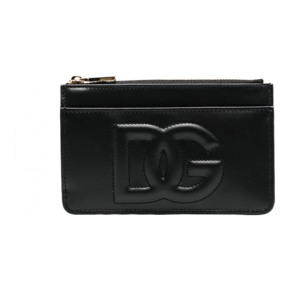 Porte-carte 'DG Logo Zip' pour Femmes