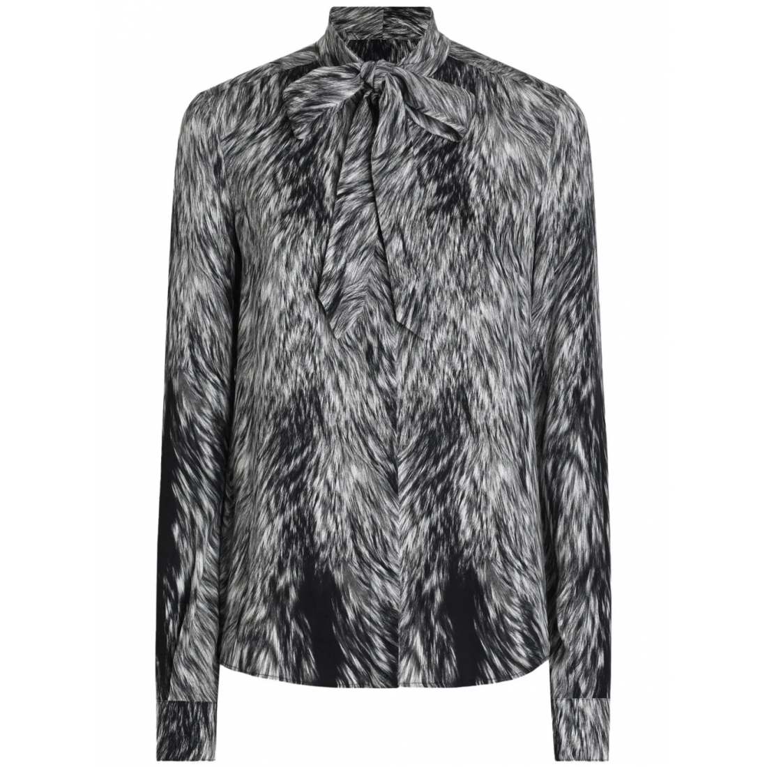 Blouse à manches longues 'Animal-Print' pour Femmes