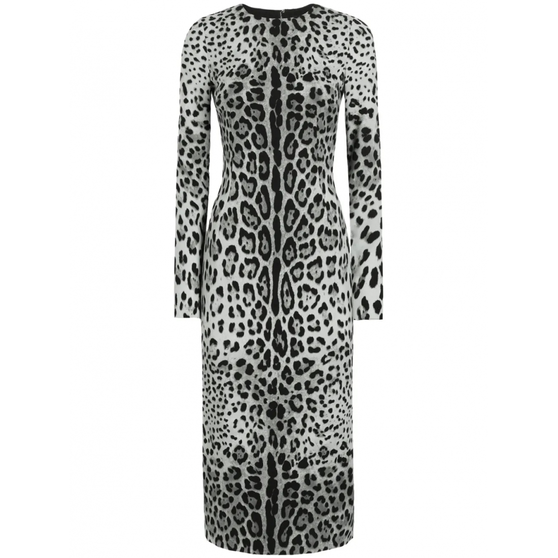 'Leopard-Print' Midi Kleid für Damen