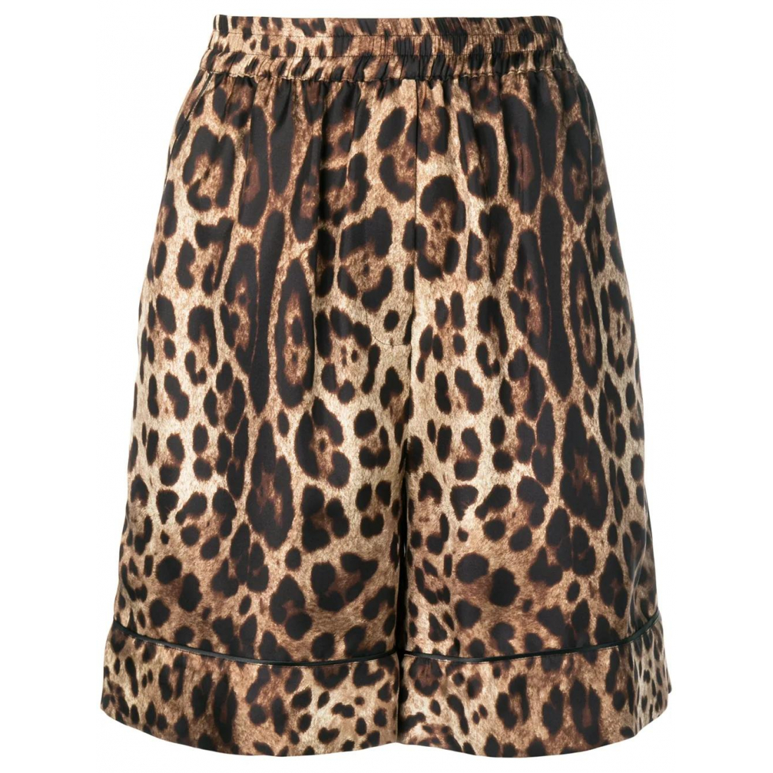 'Leopard-Print' Shorts für Damen