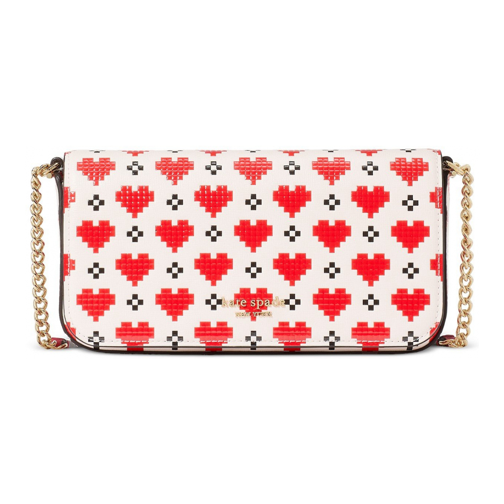 Sac à bandoulière 'Devin Pixel Heart Embossed Saffiano Small Chain Wallet' pour Femmes